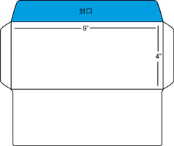 9寸x4寸 无窗