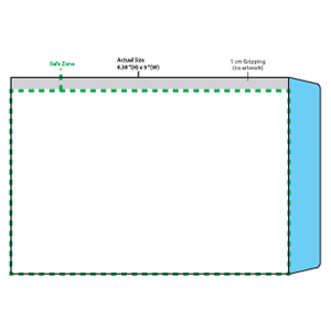 P 6.38(H) x 9(W) - NO WINDOW