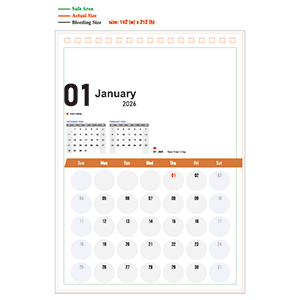 2026 Calendar - 01 - Portrait