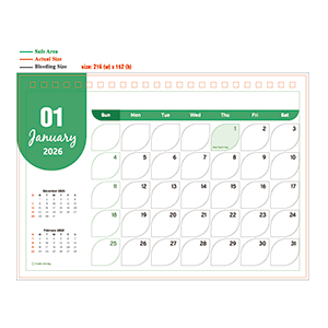 2026 Calendar - 04 - Landscape