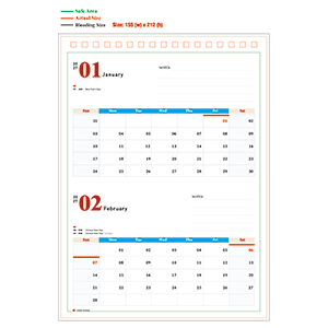 2027 Calendar - Type A - B