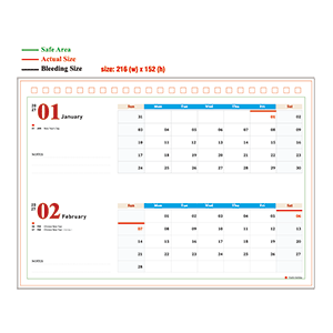 2027 Calendar - Type B - B