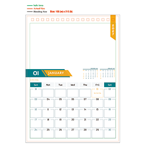 2027 Calendar - Type A - 02