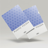  彩色胶folder